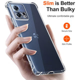Husa pentru Motorola Edge 30 Fusion, Techsuit Shockproof Clear Silicone, transparenta