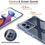 Husa pentru Motorola Edge 30 Fusion, Techsuit Shockproof Clear Silicone, transparenta