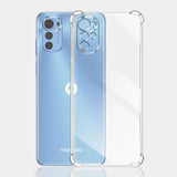 Husa pentru Motorola Moto E32, Techsuit Shockproof Clear Silicone, transparenta