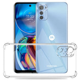 Husa pentru Motorola Moto E32, Techsuit Shockproof Clear Silicone, transparenta