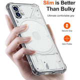Husa pentru Nothing Phone (1), Techsuit Shockproof Clear Silicone, transparenta