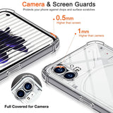 Husa pentru Nothing Phone (1), Techsuit Shockproof Clear Silicone, transparenta