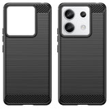 Husa pentru Xiaomi Redmi 13C 4G, Techsuit Carbon Silicone, albastru