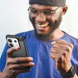 Husa pentru Xiaomi Redmi 13C 4G, Techsuit Carbon Silicone, albastru