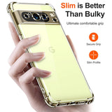 Husa pentru Google Pixel 8 Pro, Techsuit Shockproof Clear Silicone, transparenta