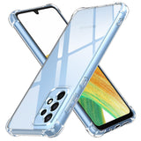 Husa pentru Samsung Galaxy A33 5G, Techsuit Shockproof Clear Silicone, transparenta