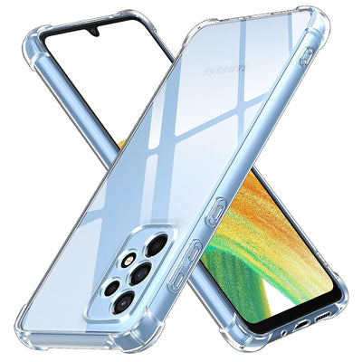 Husa pentru Samsung Galaxy A33 5G, Techsuit Shockproof Clear Silicone, transparenta