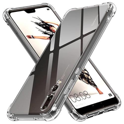 Husa pentru Huawei P20 Pro, Techsuit Shockproof Clear Silicone, transparenta