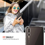 Husa pentru Huawei P20 Pro, Techsuit Shockproof Clear Silicone, transparenta