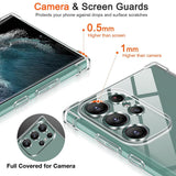 Husa pentru Samsung Galaxy S22 Ultra 5G, Techsuit Shockproof Clear Silicone, transparenta