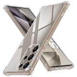 Husa pentru Samsung Galaxy S24 Ultra, Techsuit Shockproof Clear Silicone, transparenta