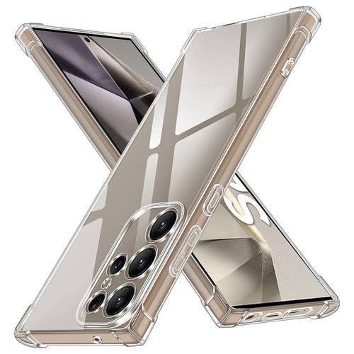 Husa pentru Samsung Galaxy S24 Ultra, Techsuit Shockproof Clear Silicone, transparenta