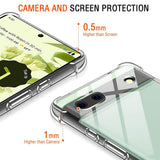 Husa pentru Google Pixel 6a, Techsuit Shockproof Clear Silicone, transparenta