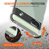 Husa pentru Google Pixel 6a, Techsuit Shockproof Clear Silicone, transparenta