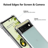Husa pentru Google Pixel 6 Pro, Techsuit Shockproof Clear Silicone, transparenta