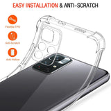 Husa pentru Xiaomi Redmi Note 11, Techsuit Shockproof Clear Silicone, transparenta