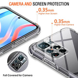 Husa pentru Xiaomi Redmi Note 11, Techsuit Shockproof Clear Silicone, transparenta