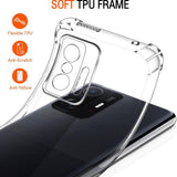 Husa pentru Xiaomi 11T, Techsuit Shockproof Clear Silicone, transparenta