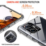 Husa pentru Xiaomi 11T, Techsuit Shockproof Clear Silicone, transparenta