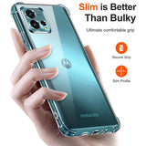 Husa pentru Motorola Moto G72, Techsuit Shockproof Clear Silicone, transparenta