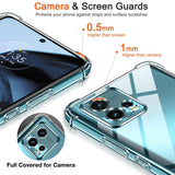 Husa pentru Motorola Moto G72, Techsuit Shockproof Clear Silicone, transparenta