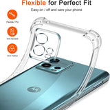 Husa pentru Motorola Moto G72, Techsuit Shockproof Clear Silicone, transparenta
