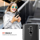 Husa pentru Huawei Mate 20 Lite, Techsuit Shockproof Clear Silicone, transparenta