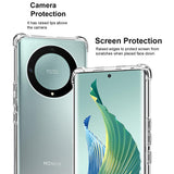 Husa pentru Honor Magic5 Lite, Techsuit Shockproof Clear Silicone, transparenta