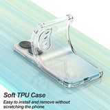 Husa pentru Honor 90 Pro, Techsuit Shockproof Clear Silicone, transparenta