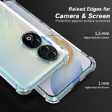 Husa pentru Honor 90 Pro, Techsuit Shockproof Clear Silicone, transparenta