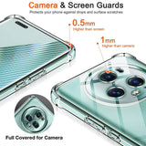 Husa pentru Honor Magic5 Pro, Techsuit Shockproof Clear Silicone, transparenta