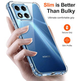 Husa pentru Honor X6, Techsuit Shockproof Clear Silicone, transparenta