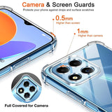 Husa pentru Honor X6, Techsuit Shockproof Clear Silicone, transparenta