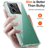 Husa pentru Xiaomi 13T, Techsuit Shockproof Clear Silicone, transparenta