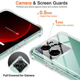 Husa pentru Xiaomi 13T, Techsuit Shockproof Clear Silicone, transparenta
