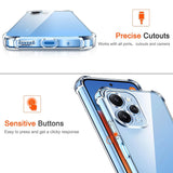 Husa pentru Xiaomi Redmi 12 4G, Techsuit Shockproof Clear Silicone, transparenta