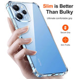 Husa pentru Xiaomi Redmi 12 4G, Techsuit Shockproof Clear Silicone, transparenta