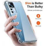Husa pentru Xiaomi 12T, Techsuit Shockproof Clear Silicone, transparenta