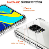 Husa pentru Xiaomi Redmi Note 9 Pro, Techsuit Shockproof Clear Silicone, transparenta
