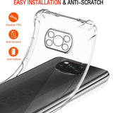 Husa pentru Xiaomi POCO X3 Pro, Techsuit Shockproof Clear Silicone, transparenta