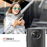 Husa pentru Xiaomi POCO X3 Pro, Techsuit Shockproof Clear Silicone, transparenta