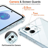 Husa pentru Motorola Moto G84, Techsuit Shockproof Clear Silicone, transparenta