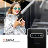 Husa pentru Samsung Galaxy S10 4G, Techsuit Shockproof Clear Silicone, transparenta