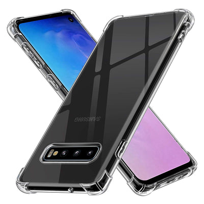 Husa pentru Samsung Galaxy S10 4G, Techsuit Shockproof Clear Silicone, transparenta
