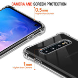 Husa pentru Samsung Galaxy S10 4G, Techsuit Shockproof Clear Silicone, transparenta