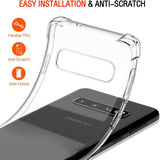 Husa pentru Samsung Galaxy S10 4G, Techsuit Shockproof Clear Silicone, transparenta