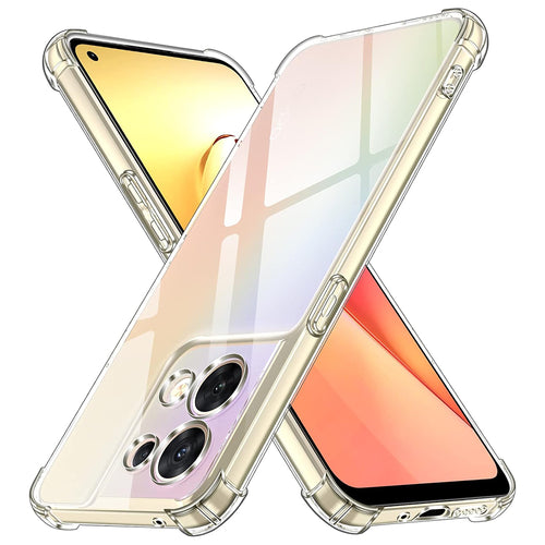 Husa pentru OPPO Reno8, Techsuit Shockproof Clear Silicone, transparenta