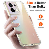 Husa pentru OPPO Reno8, Techsuit Shockproof Clear Silicone, transparenta