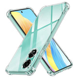 Husa pentru OPPO A58 4G, Techsuit Shockproof Clear Silicone, transparenta