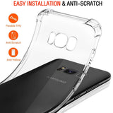 Husa pentru Samsung Galaxy S8 Plus, Techsuit Shockproof Clear Silicone, transparenta